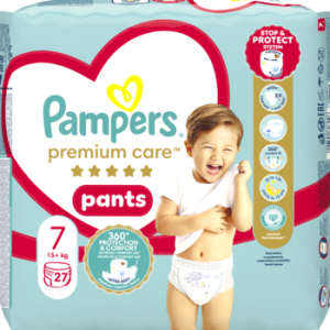 PAMPERS Premium Care pieluchomajtki rozm 7 27 szt